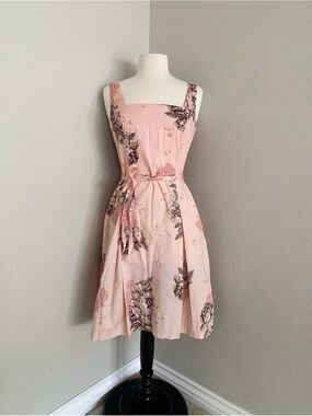 Vintage 90s pink floral dress by Zinc